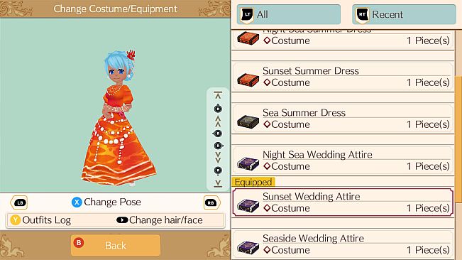 Seaside Wedding Set - WorldNeverland - Daily Life in the Elnea Kingdom