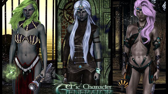 ePic Character Generator - Season #2: Female Drow Spellcaster