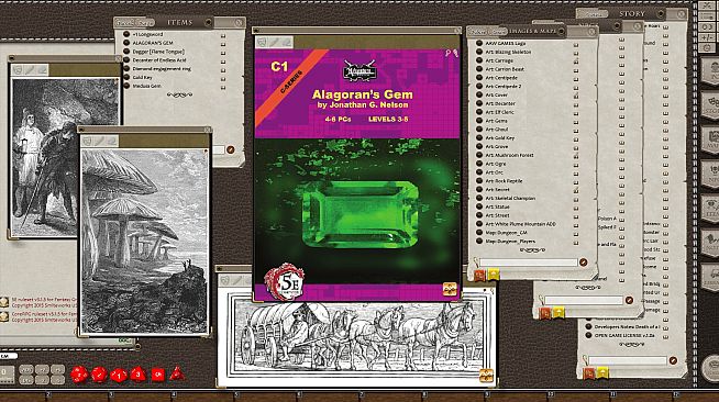 Fantasy Grounds - 5E: Alagoran's Gem