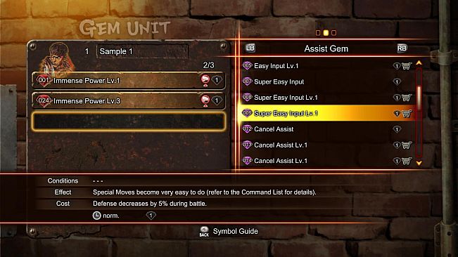 Street Fighter X Tekken: Street Fighter/Tekken Shared Assist Gem Pack 2