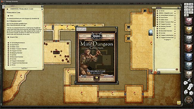 Fantasy Grounds -  Mini-Dungeon #002: Hobgoblin Lair (PFRPG)