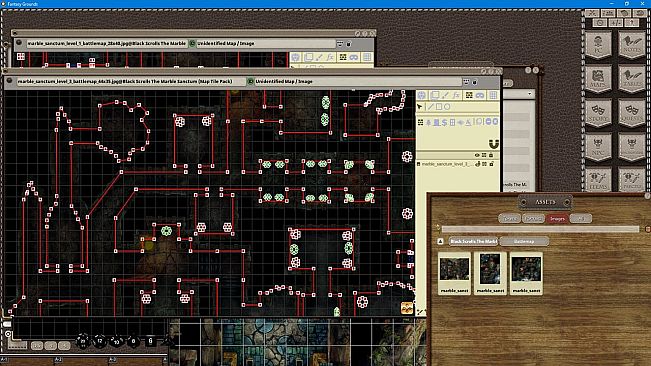 Fantasy Grounds - Black Scrolls The Marble Sanctum