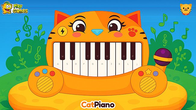 Cat Piano for Kids