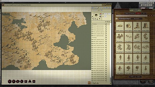 Fantasy Grounds - FG Old World Regional Map Pack