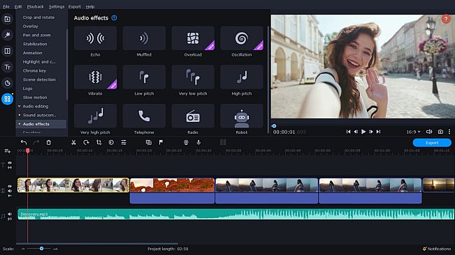 Movavi Video Editor Plus 2022 - Video Editing Software