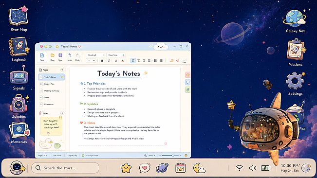 THE ASTRONAUT Desktop Idle