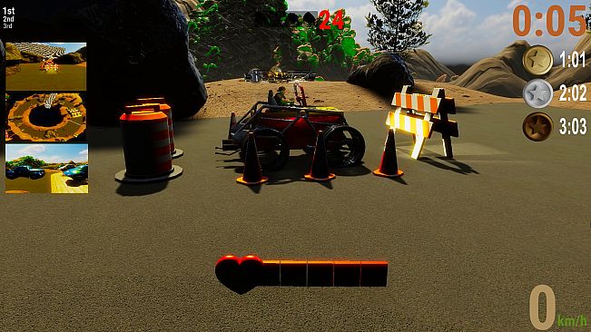 Race! Make 'm finish...