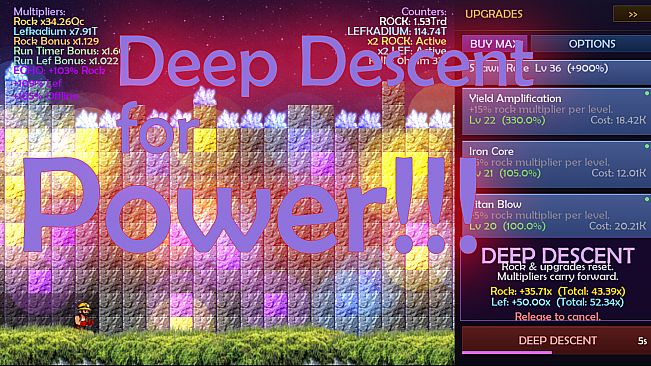 Echoes of the Deep : Incremental Endless Miner