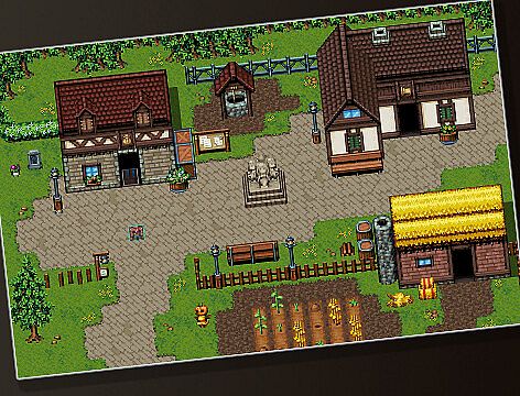 RPG Maker MZ - Time Elements - Hometown Tileset