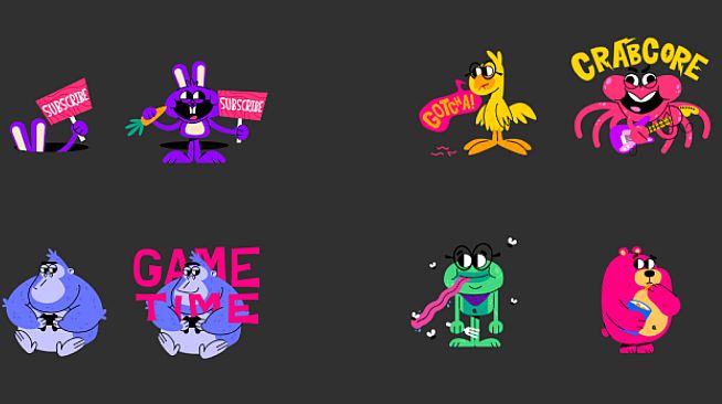 Movavi Video Editor 2025 - Cartoon Animals Pack