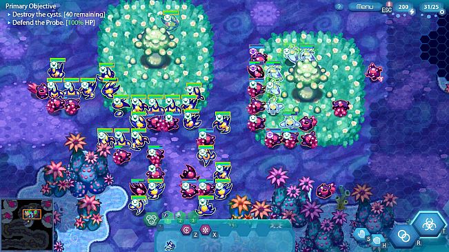 Amoeba Battle: Microscopic RTS Action