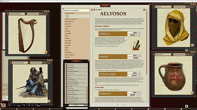 Fantasy Grounds - Pathfinder RPG - Pathfinder Companion: Merchant's Manifest