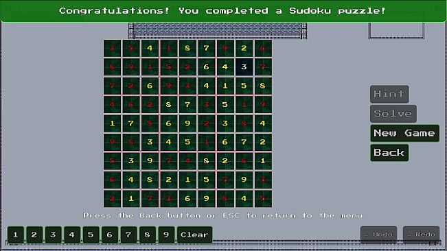 Sudoku Bactron
