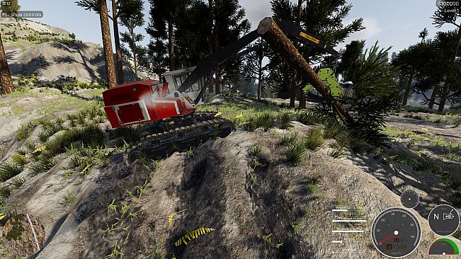 Lumberjack Simulator - Tracked harvester