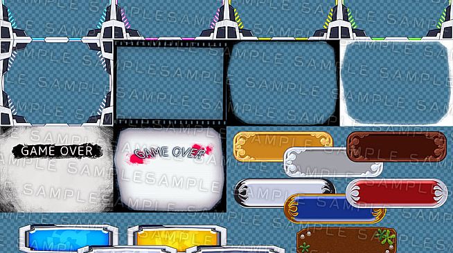 RPG Maker MZ - Krachware User Interface Material Variety Pack