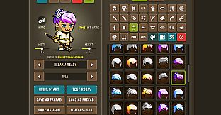 Fantasy Heroes: Character Editor & Sprite Sheet Maker