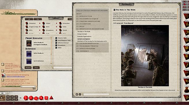 Fantasy Grounds - Investigator Handbook (CoC7E)