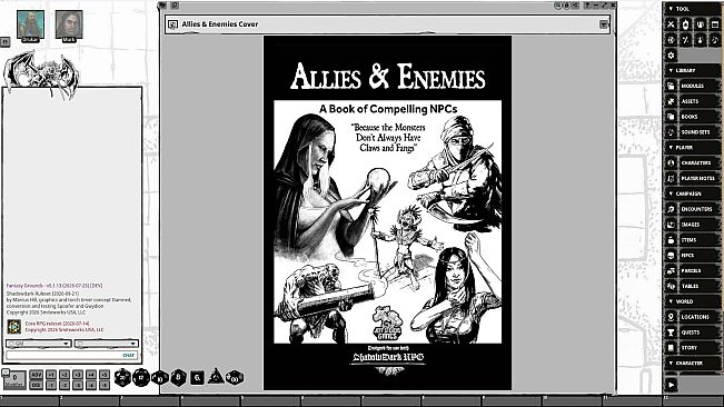 Fantasy Grounds - Allies & Enemies
