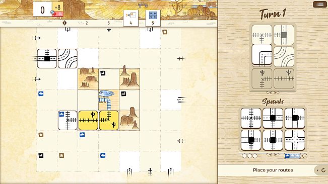 Railroad Ink Challenge – Desert