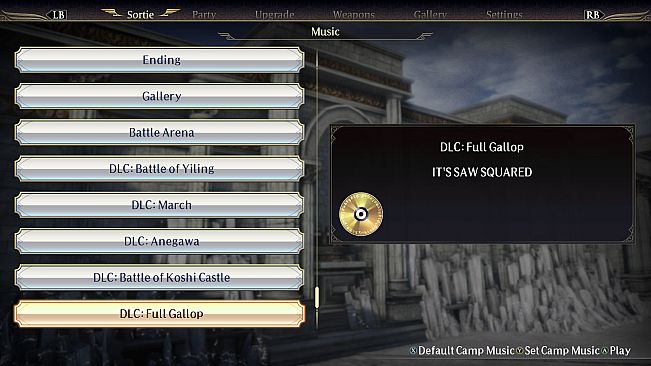 WARRIORS OROCHI 4 - BGM Pack 1