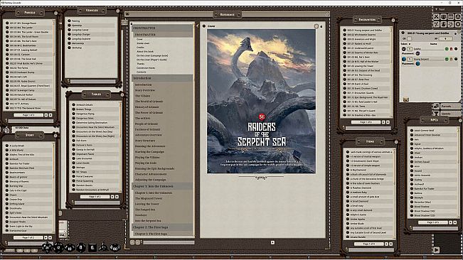 Fantasy Grounds - Raiders of the Serpent Sea Campaign Guide