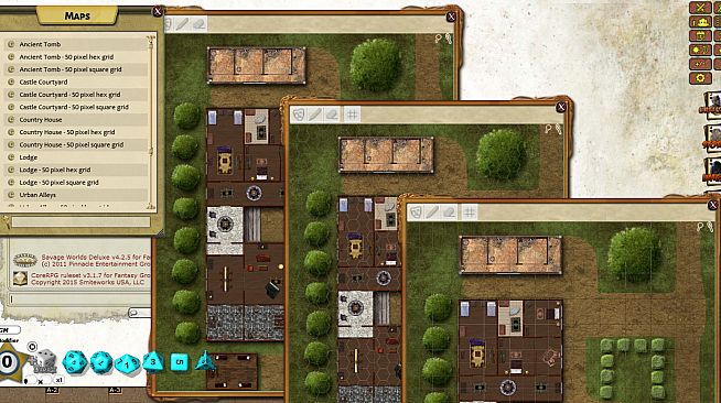 Fantasy Grounds - Rippers Resurrected Map Pack (Savage Worlds)