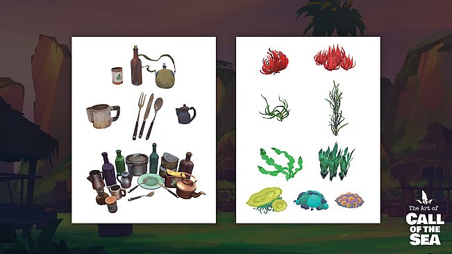 Call of the Sea Art Book