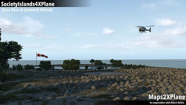 X-Plane 11 - Add-on: Aerosoft - Society Islands XP - Bora Bora & Leeward Islands