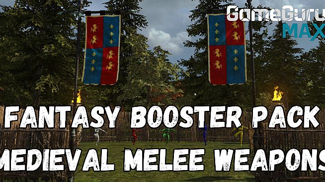 GameGuru MAX Fantasy Booster Pack - Medieval Melee Weapons