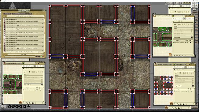 Fantasy Grounds - Pathfinder RPG - Flip-Tiles - Urban Slums Expansion