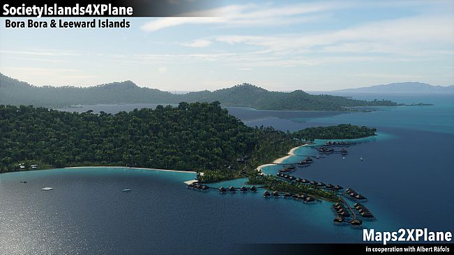 X-Plane 12 Add-on: Aerosoft - Society Islands XP - Bora Bora & Leeward Islands