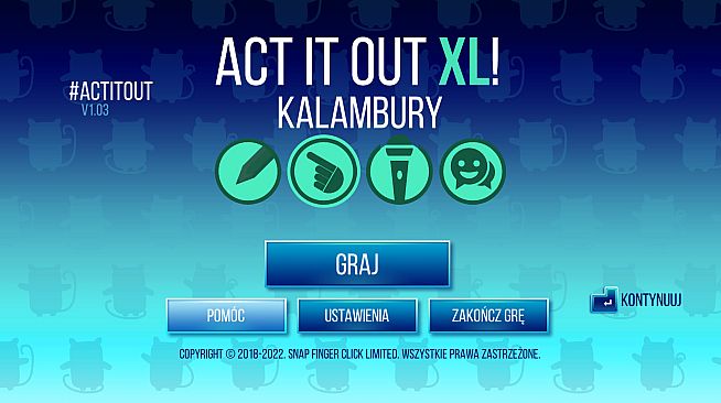 ACT IT OUT XL! A Charades Party Game