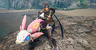 Monster Hunter Rise - "Stuffed Mizutsune" Hunter layered weapon (Heavy Bowgun)