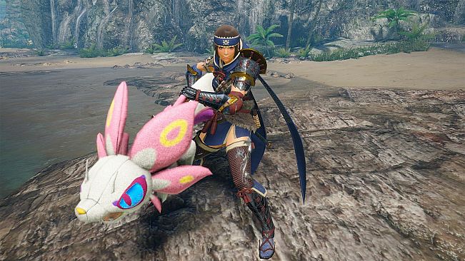 Monster Hunter Rise - "Stuffed Mizutsune" Hunter layered weapon (Heavy Bowgun)