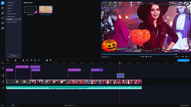 Movavi Video Editor Plus 2020 Effects - Halloween Pack