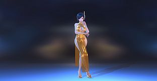 Angel Legion-DLC High-Slit Cheongsam (Orange)