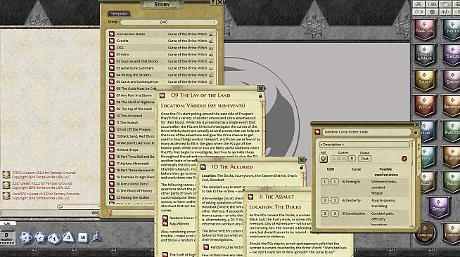 Fantasy Grounds - Return to Freeport, Part One: Curse of the Brine Witch (PFRPG)