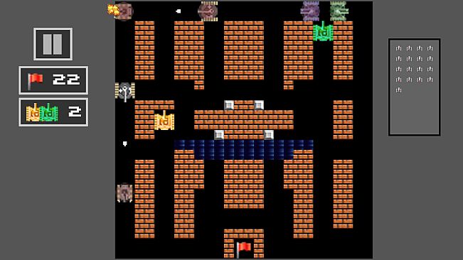 Tank Shoot 2D - Battle to save City Flag