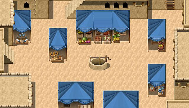 RPG Maker MZ - KR Desert Kingdom Tileset