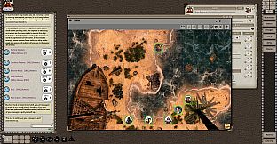 Fantasy Grounds - Black Scrolls Tropical Island (Map Tiles Pack)