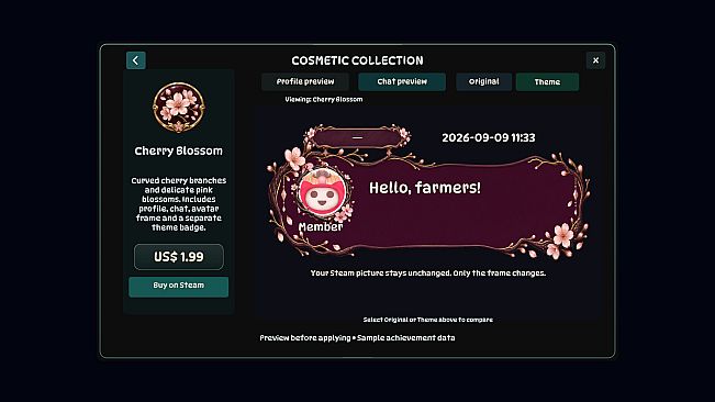 Cozy Farm - Cherry Blossom Theme