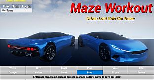 Maze Workout - Urban Lost Solo Car Racer
