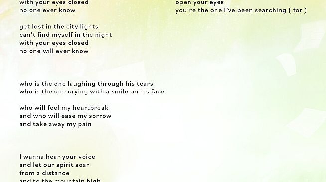 Theme Song: I Wanna Hear Your Voice (Instrumental)