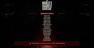 The World's Shortest Horror Game
