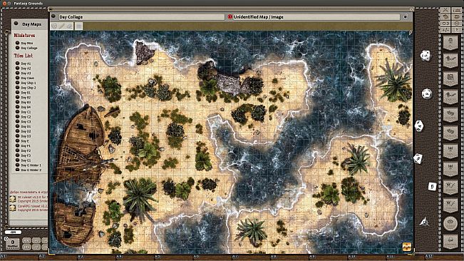 Fantasy Grounds - Black Scroll Games - Tropical Islands (Map Pack)