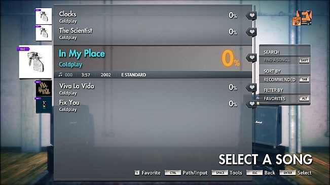 Rocksmith 2014 Edition – Remastered – Coldplay - “In My Place”