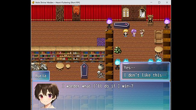 Male Shrine Maiden Heart-Fluttering Short RPG