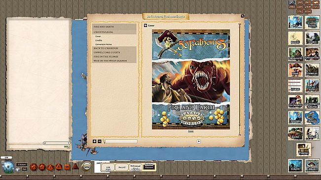Fantasy Grounds - 50 Fathoms: Fire and Earth