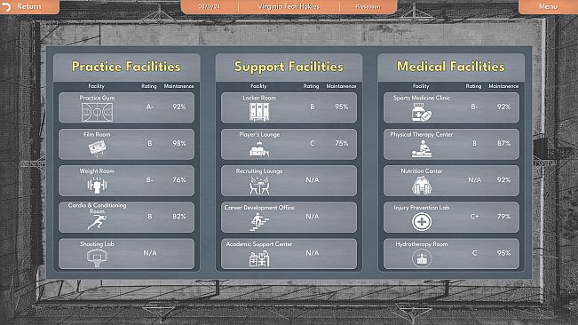 College Basketball Manager