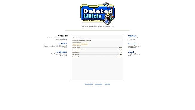Deleted Wiki: Clean Up the Lost Files